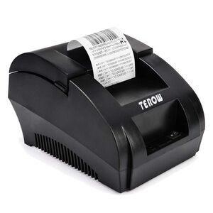 TEROW • Black Thermal Receipt Printer USB High Speed